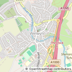 Map of Welwyn