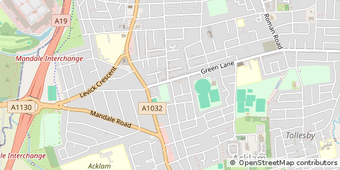 Map of Middlesbrough