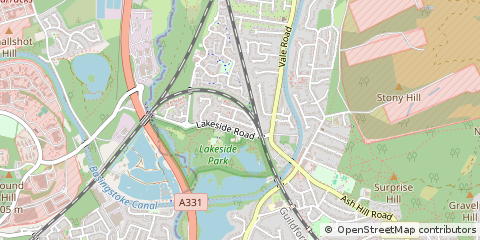Map of Aldershot