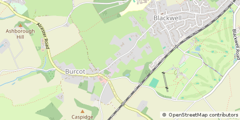 Map of Bromsgrove, Worcestershire
