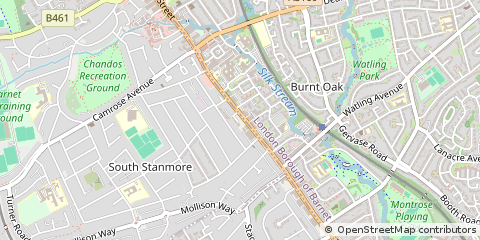 Map of Middlesex