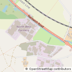 Map of Nantwich, Cheshire