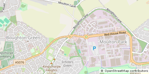 Map of Northampton