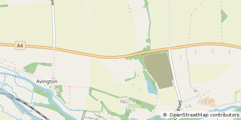 Map of Hungerford, Berkshire