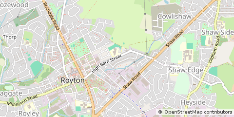 Map of Oldham