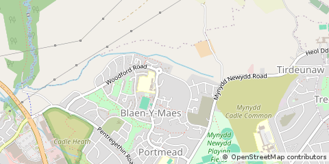 Map of Swansea