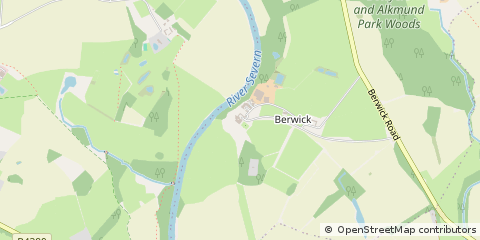 Map of Shrewsbury
