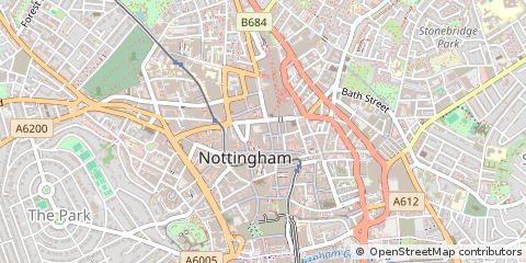 Map of Nottingham