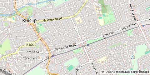 Map of Ruislip