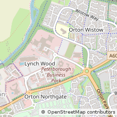 Map of Peterborough, Cambridgeshire