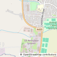 Map of Cheltenham, Gloucestershire