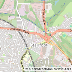 Map of Barnsley, South Yorkshire