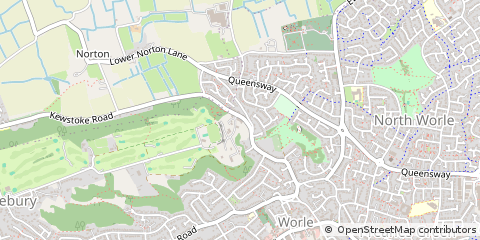 Map of Weston-Super-Mare, N. Somerset