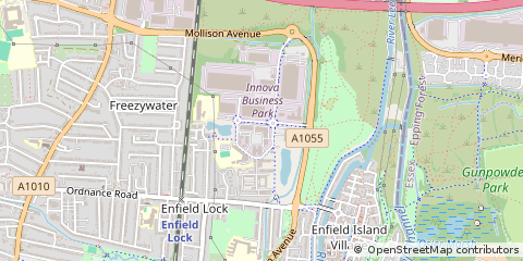 Map of Enfield