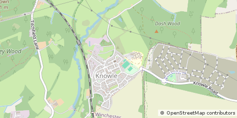 Map of Fareham, Hampshire