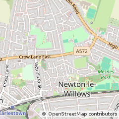Map of Newton-LE-Willows