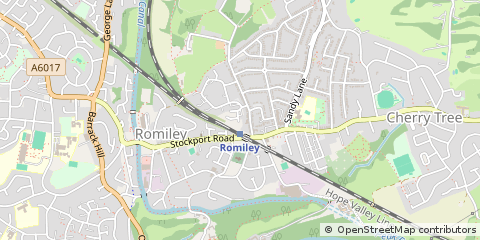 Map of Lymm, Cheshire