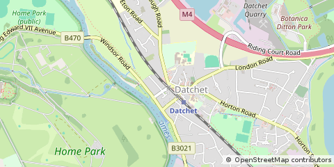 Map of Slough, Berkshire