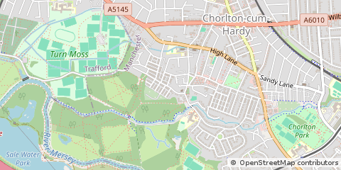Map of Manchester