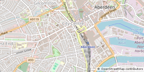 Map of Aberdeen