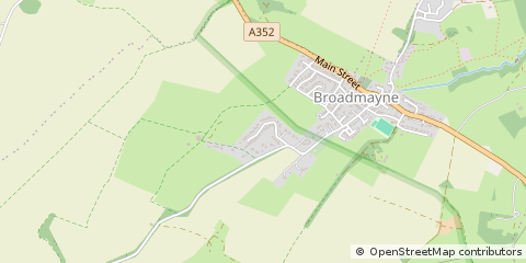 Map of Dorchester, Dorset