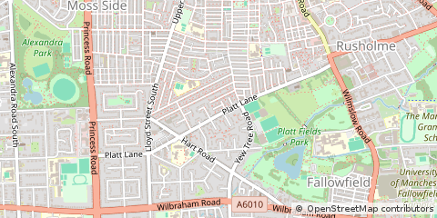 Map of Manchester