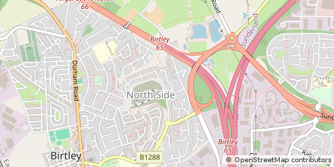 Map of Chester LE Street, County Durham