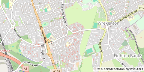 Map of Gateshead