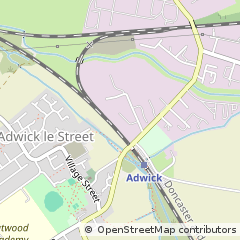 Map of Doncaster, South Yorkshire