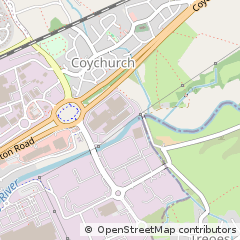 Map of Bridgend