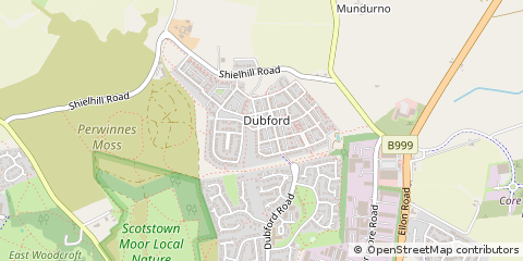 Map of Aberdeen, Aberdeenshire