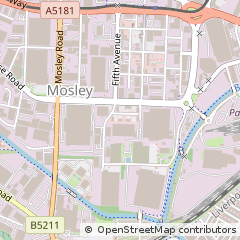 Map of Trafford Park