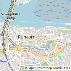 Map of Runcorn, Cheshire