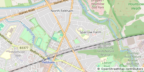 Map of Feltham
