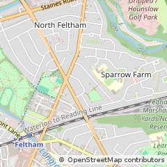 Map of Feltham