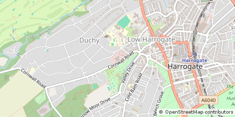 Map of Harrogate