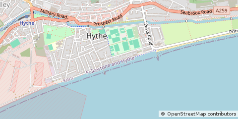 Map of Hythe