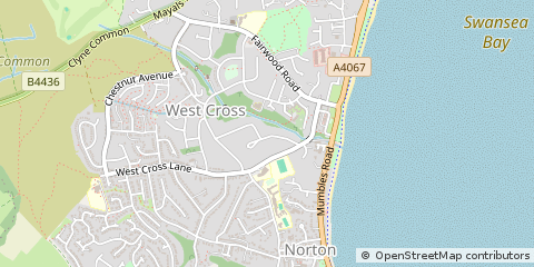 Map of Swansea