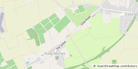 Map of Stow Road, Essex