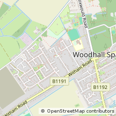 Map of Woodhall SPA, Lincolnshire
