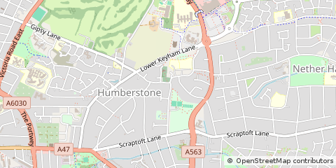 Map of Leicester, Leicestershire