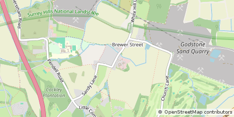 Map of Barnet, Surrey