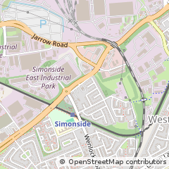 Map of South Shields, NEW Castle