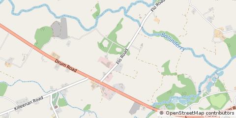 Map of Cookstown, Co Tyrone