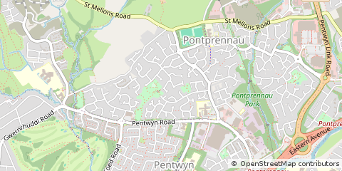 Map of Cardiff