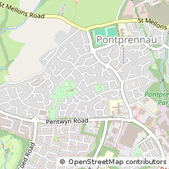 Map of Cardiff