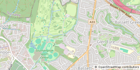 Map of Southampton, Hampshire