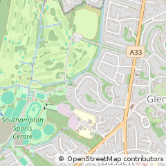 Map of Southampton, Hampshire
