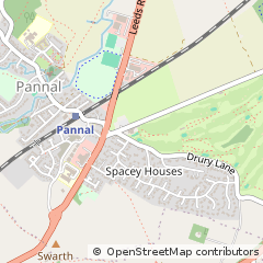 Map of Pannal, NR Harrogate