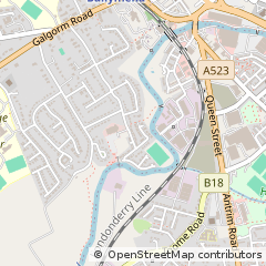 Map of Ballymena